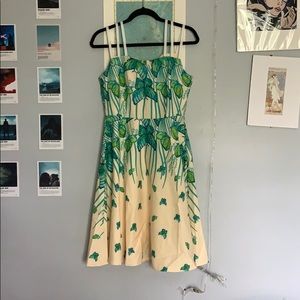 Butterfly print dress!